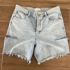 Denim shorts